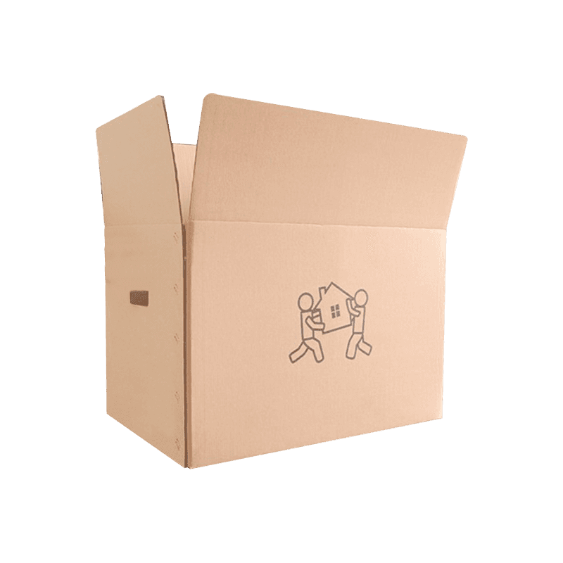 Boîtes d'emballage de cartons en mouvement ondulé