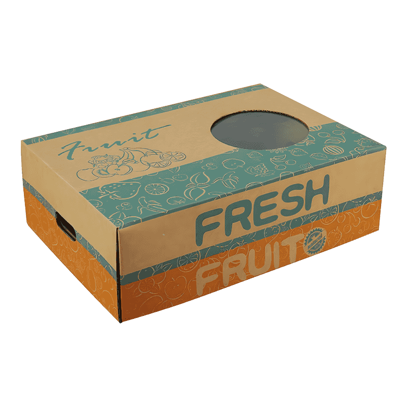 Boîtes d'emballage de fruits ondulés